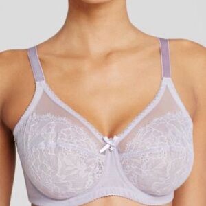 Wacoal Retro Chic Full Figure Underwire Bra 42DD Lavender